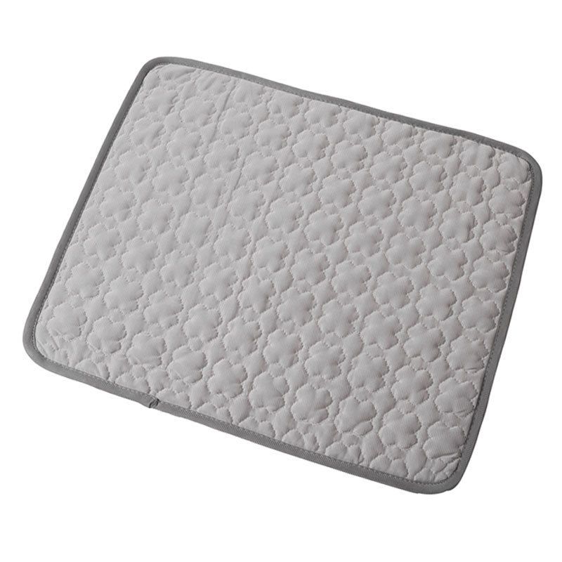 Cooling Pet Mat for Dogs and Cats, Summer Heat Relief Bed Pad with Breathable Mesh and Soothing Gel Layer, Ideal for Sofa Floor Crate Car Seat and Outdoor Use (Blue, S)