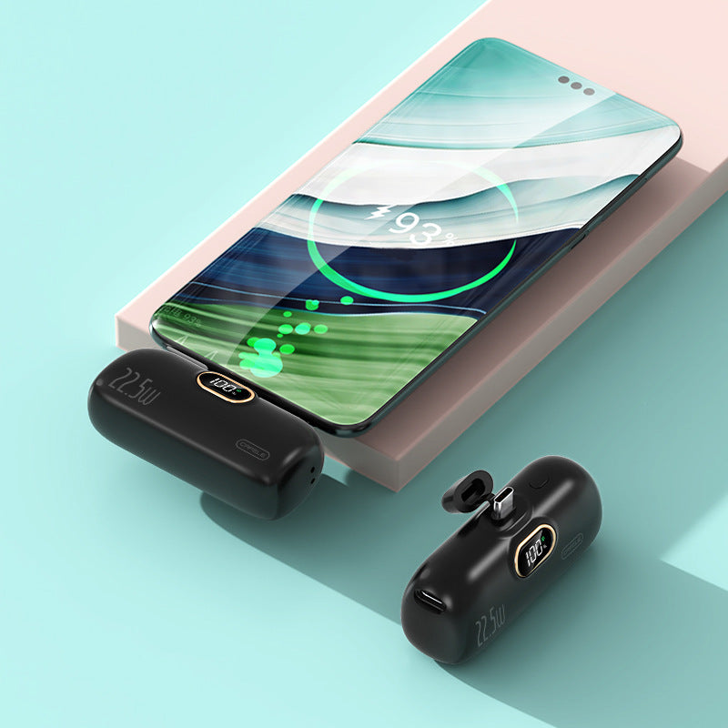 Mini portable compact capsule power bank