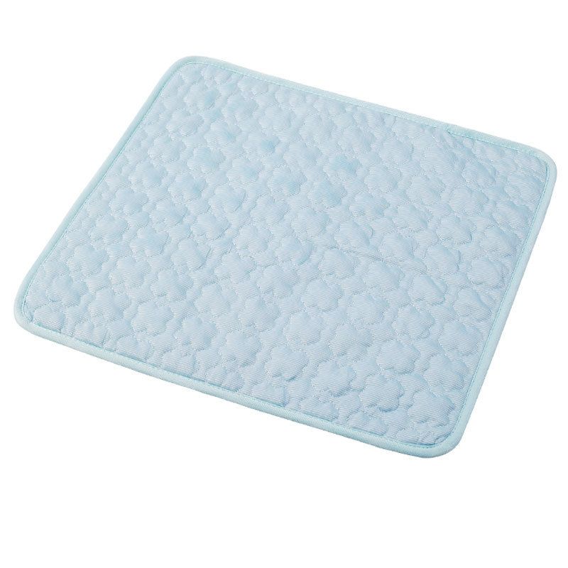 Cooling Pet Mat for Dogs and Cats, Summer Heat Relief Bed Pad with Breathable Mesh and Soothing Gel Layer, Ideal for Sofa Floor Crate Car Seat and Outdoor Use (Blue, 2XL)