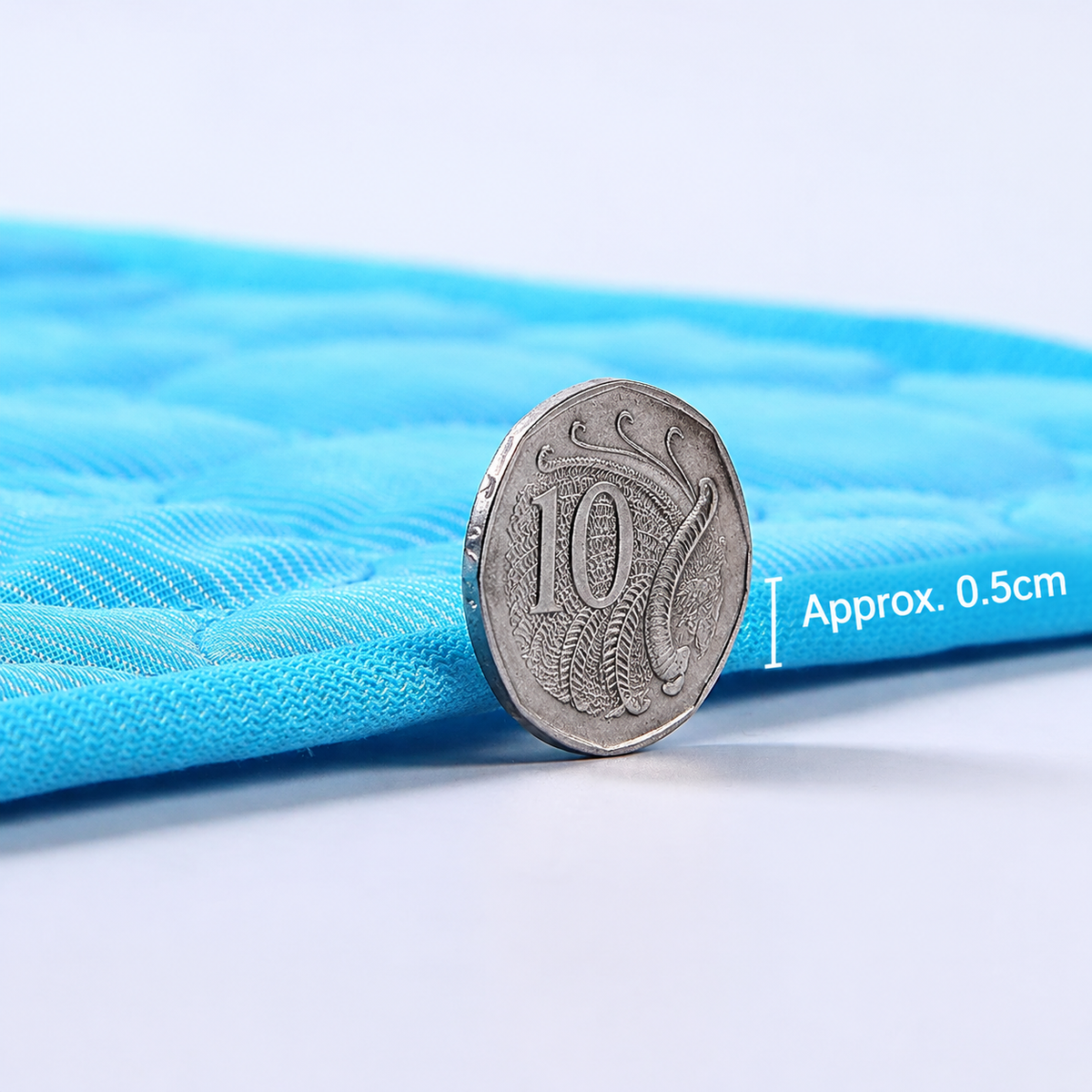 Cooling Pet Mat for Dogs and Cats, Summer Heat Relief Bed Pad with Breathable Mesh and Soothing Gel Layer, Ideal for Sofa Floor Crate Car Seat and Outdoor Use (Blue, S)