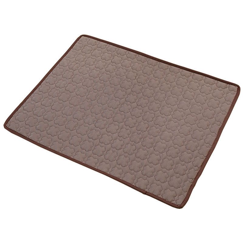 Cooling Pet Mat for Dogs and Cats, Summer Heat Relief Bed Pad with Breathable Mesh and Soothing Gel Layer, Ideal for Sofa Floor Crate Car Seat and Outdoor Use (Blue, S)