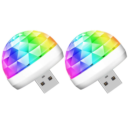 USB Mini Disco Ball Party Lights
