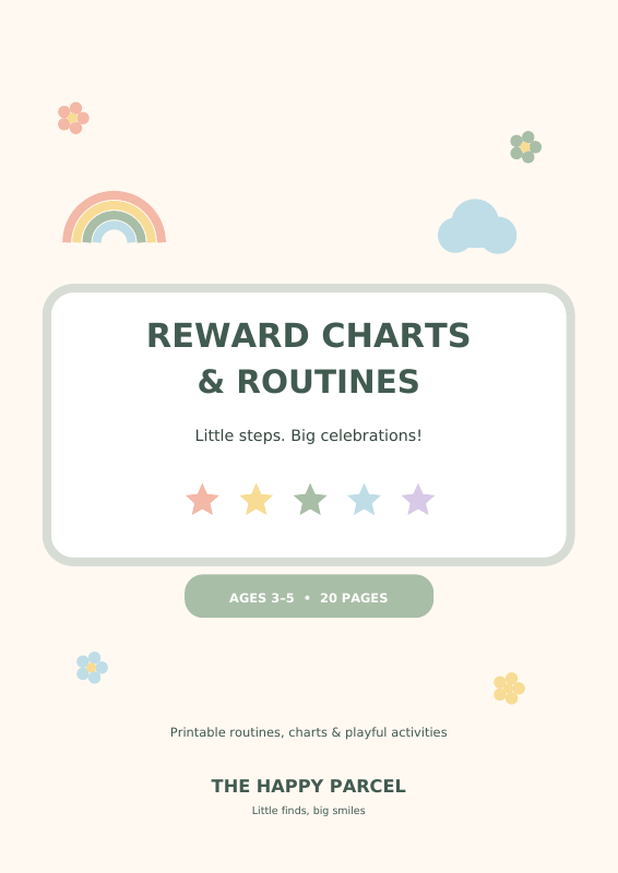 Reward Charts & Routines | Printable Kids Routine Charts | Ages 3–5